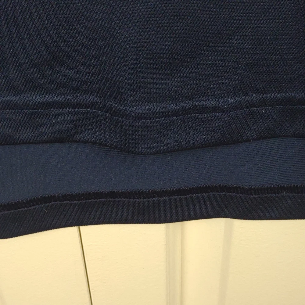 Adidas Golf Navy Blue Climalite Short Sleeve Polo